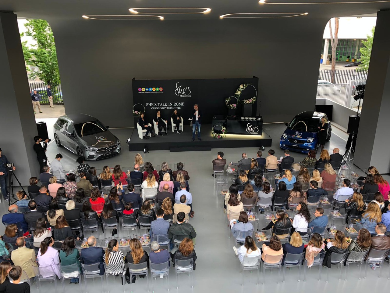 EVENTO SHE'S MERCEDES PRESSO SEDE MERCEDES-BENZ ITALIA A ROMA